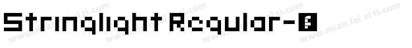 Stringlight Regular字体转换